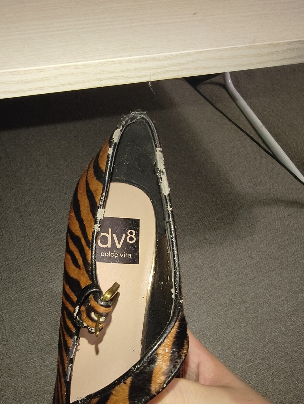 DV8 by Dolce Vita Tiger Print Mary Jane Heels – Size 8 - Picture 4 of 6